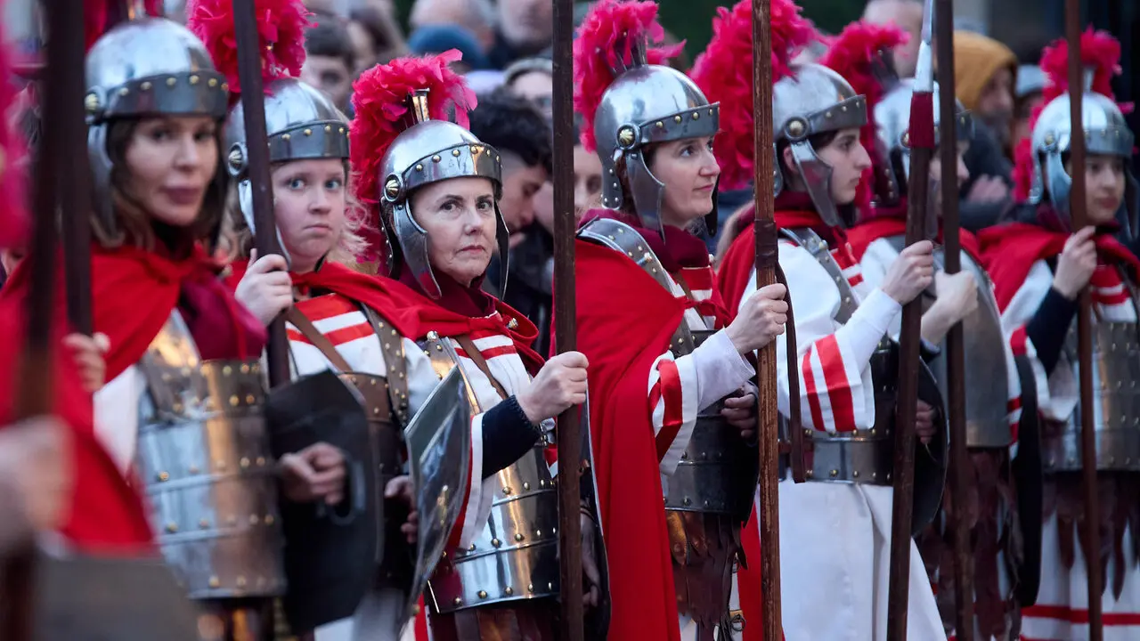 Procesi&oacute;n de Jueves Santo 2026 por las calles de Pamplona. I&Ntilde;IGO ALZUGARAY