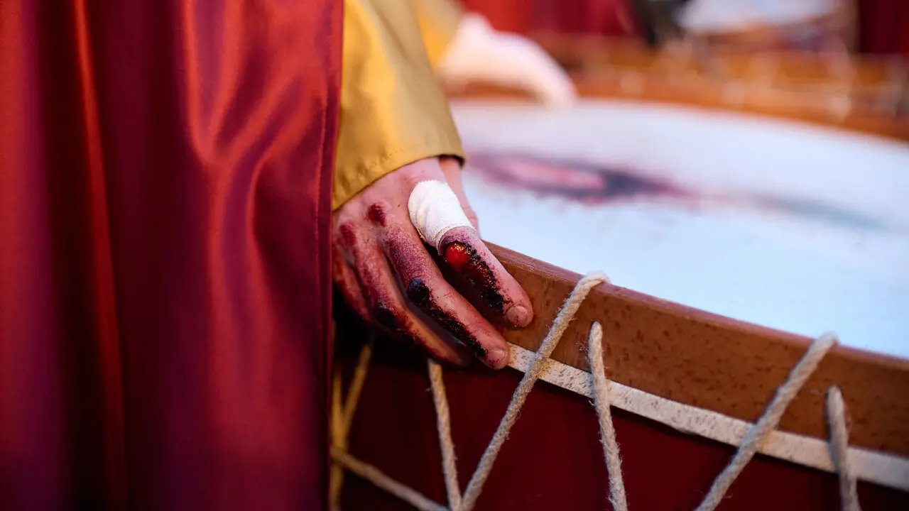 Procesi&oacute;n de Jueves Santo 2026 por las calles de Pamplona. I&Ntilde;IGO ALZUGARAY