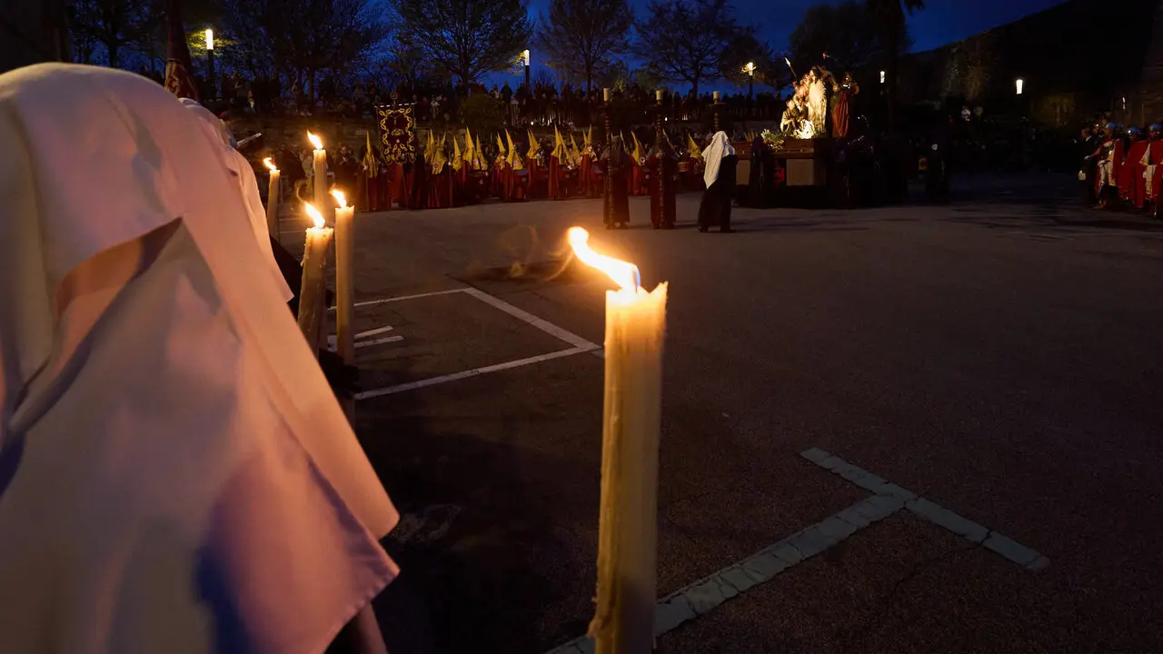 Procesi&oacute;n de Jueves Santo 2026 por las calles de Pamplona. I&Ntilde;IGO ALZUGARAY
