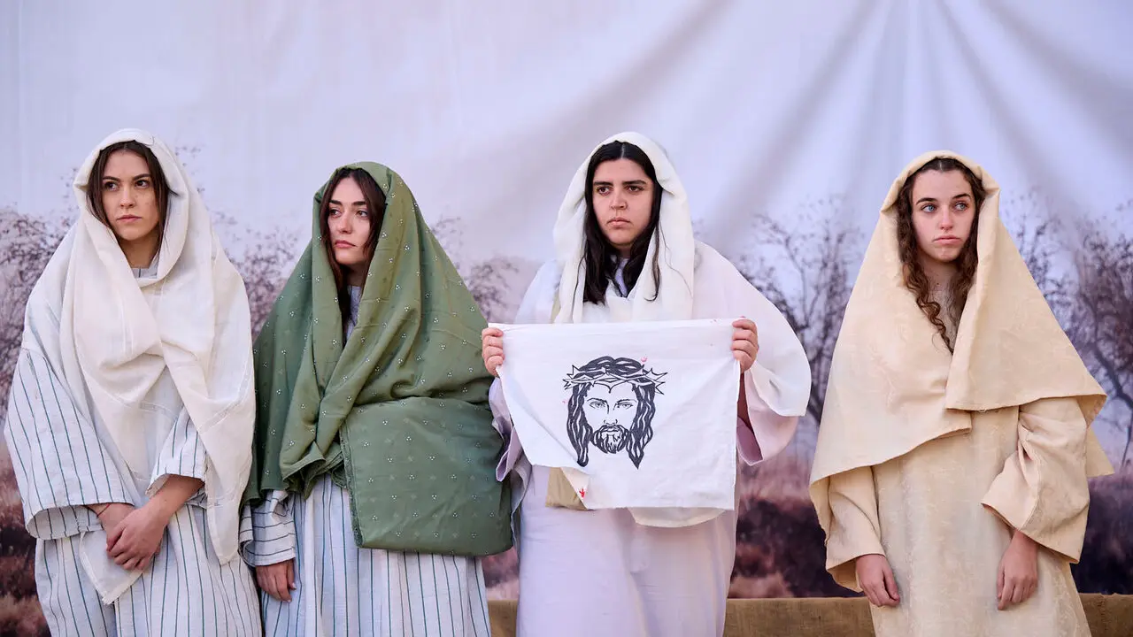 Pasi&oacute;n viviente de Andosilla durante Semana Santa 2026. PABLO LASAOSA