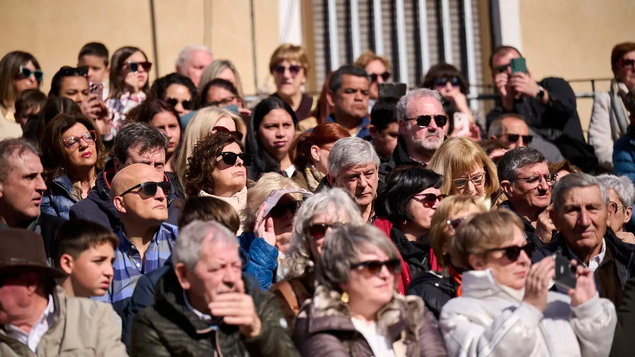 Pasi&oacute;n viviente de Andosilla durante Semana Santa 2026. PABLO LASAOSA