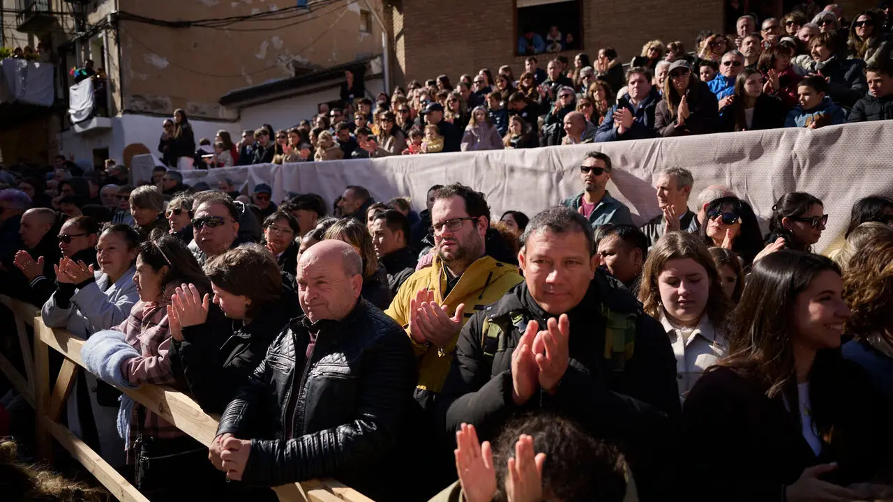 Pasi&oacute;n viviente de Andosilla durante Semana Santa 2026. PABLO LASAOSA