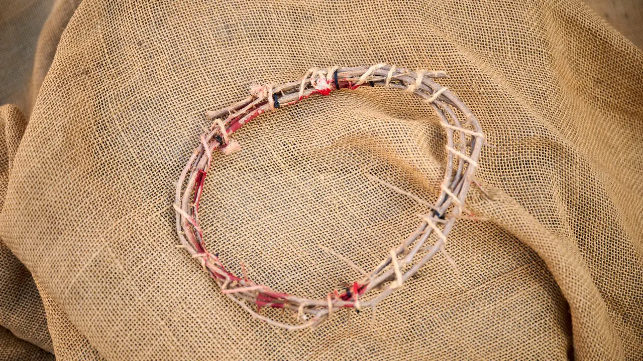 Pasi&oacute;n viviente de Andosilla durante Semana Santa 2026. PABLO LASAOSA