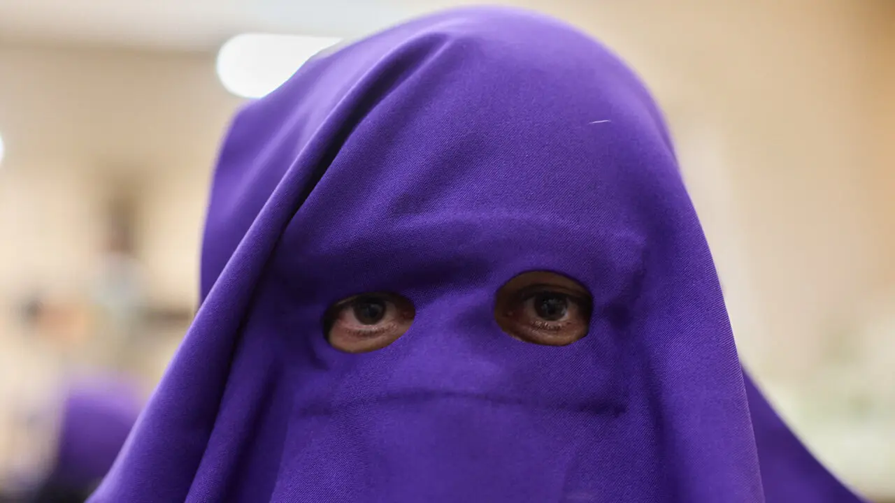 Procesi&oacute;n de Viernes Santo 2026 por las calles de Pamplona. I&Ntilde;IGO ALZUGARAY
