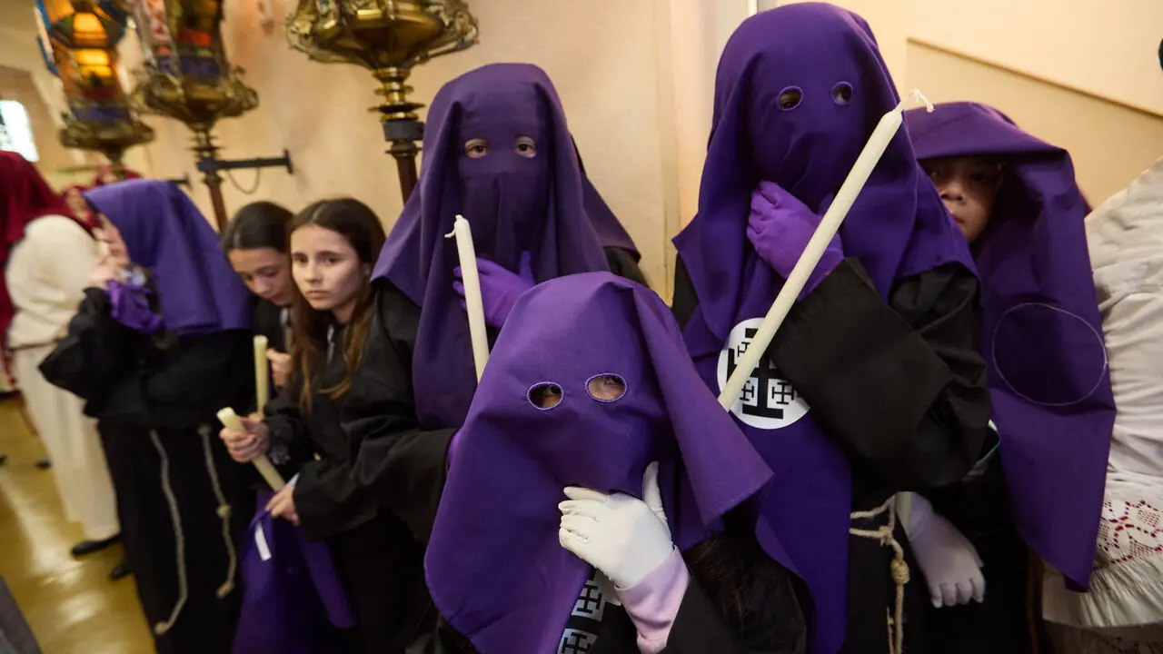 Procesi&oacute;n de Viernes Santo 2026 por las calles de Pamplona. I&Ntilde;IGO ALZUGARAY