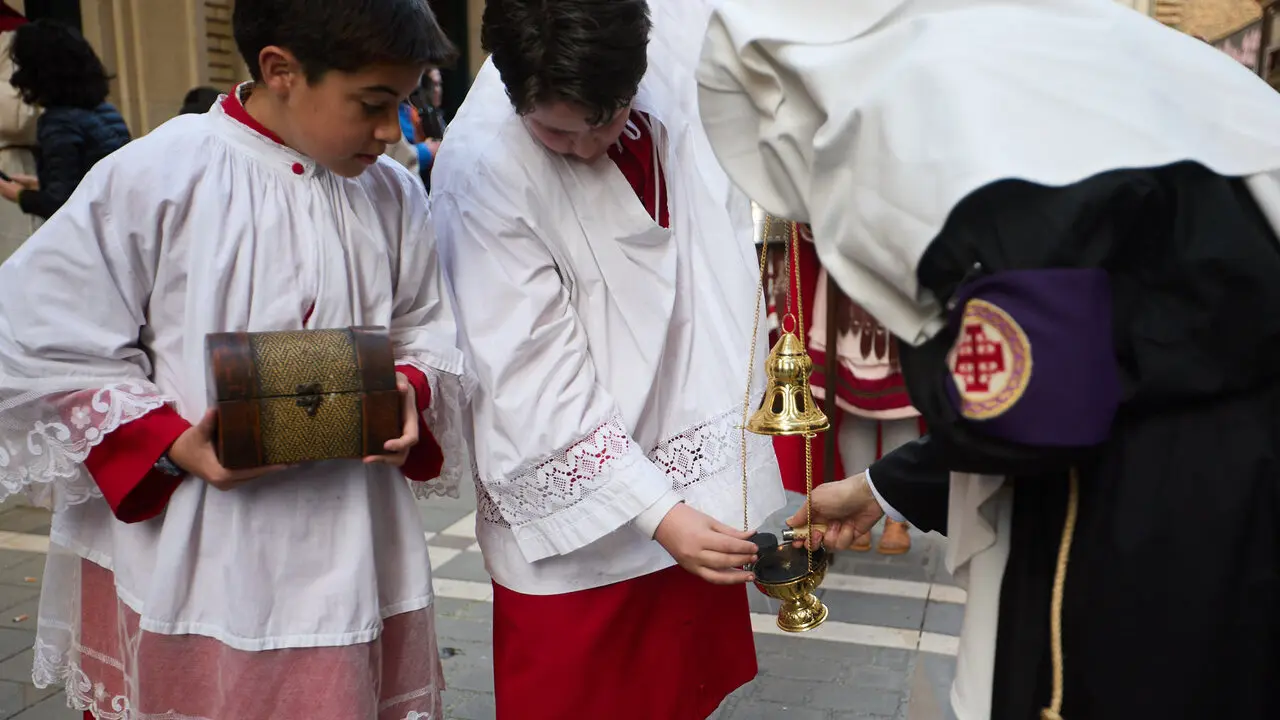 Procesi&oacute;n de Viernes Santo 2026 por las calles de Pamplona. I&Ntilde;IGO ALZUGARAY