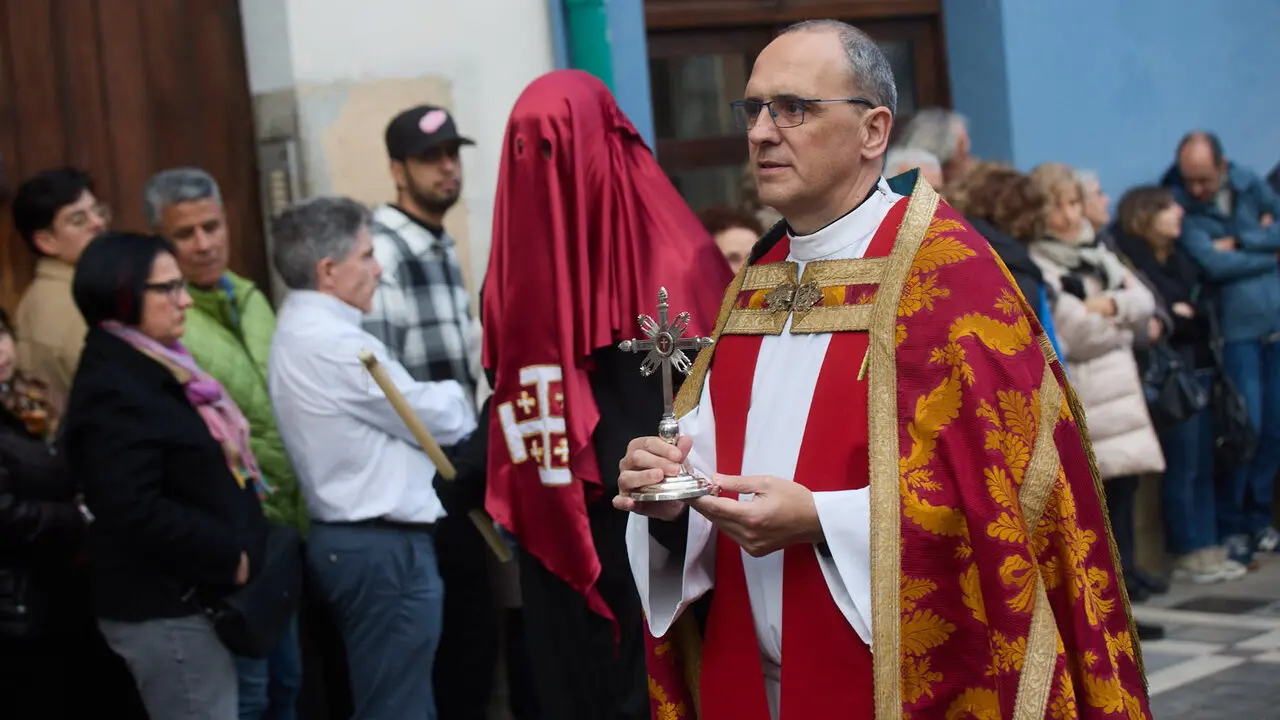 Procesi&oacute;n de Viernes Santo 2026 por las calles de Pamplona. I&Ntilde;IGO ALZUGARAY