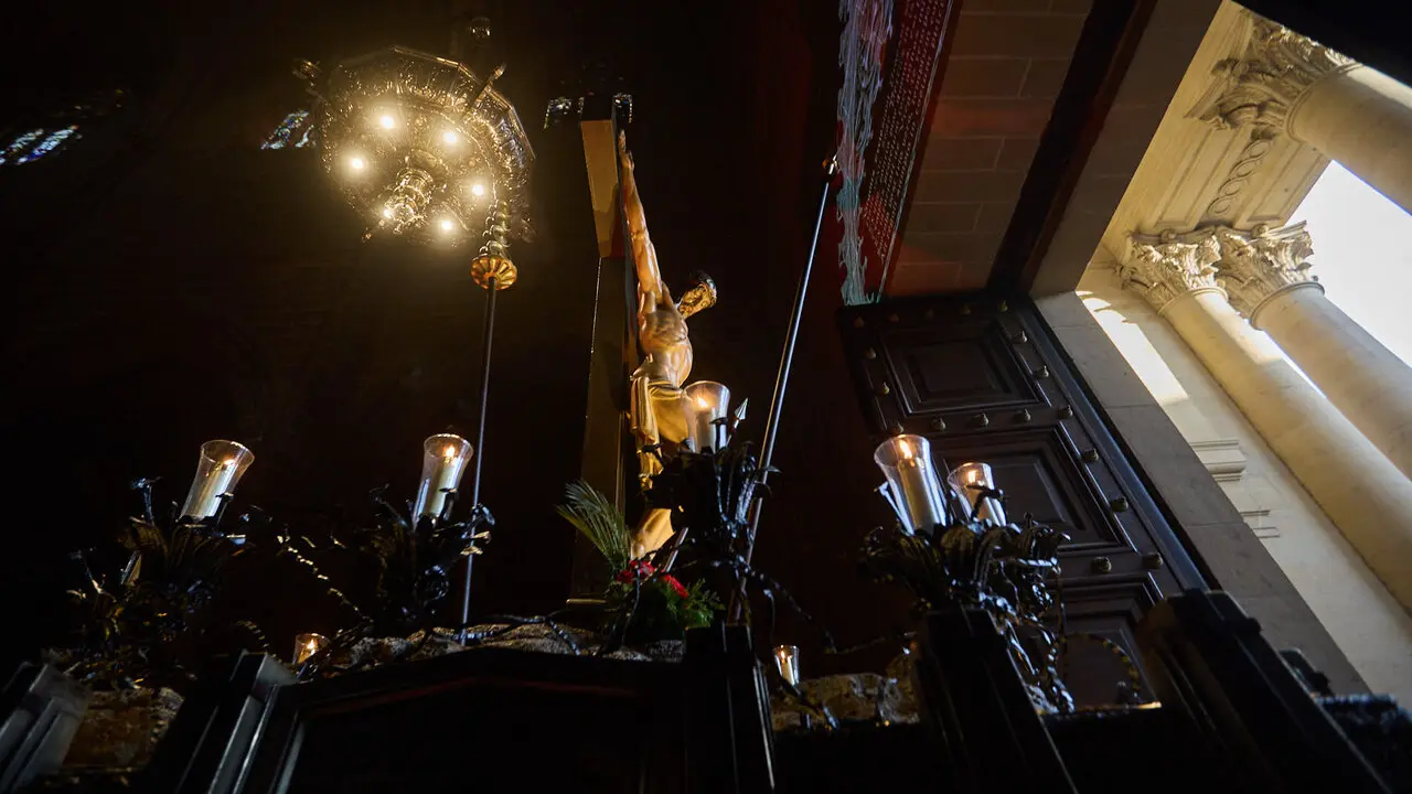 Procesi&oacute;n de Viernes Santo 2026 por las calles de Pamplona. I&Ntilde;IGO ALZUGARAY