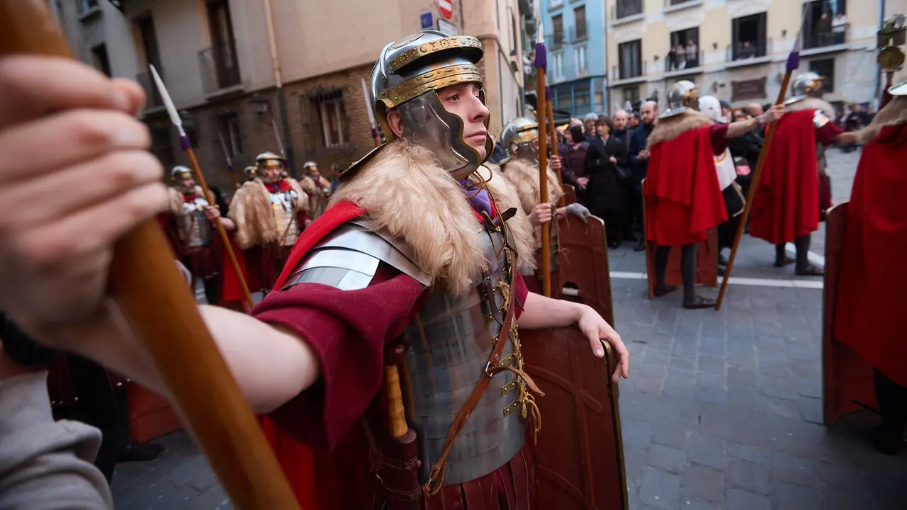 Procesi&oacute;n de Viernes Santo 2026 por las calles de Pamplona. I&Ntilde;IGO ALZUGARAY