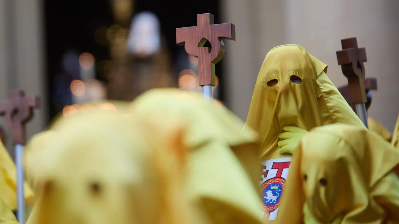 Procesi&oacute;n de Viernes Santo 2026 por las calles de Pamplona. I&Ntilde;IGO ALZUGARAY