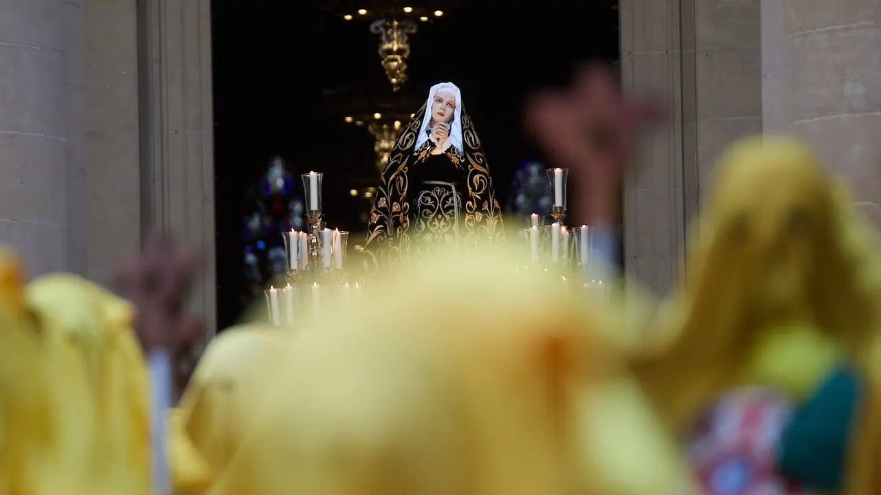 Procesi&oacute;n de Viernes Santo 2026 por las calles de Pamplona. I&Ntilde;IGO ALZUGARAY