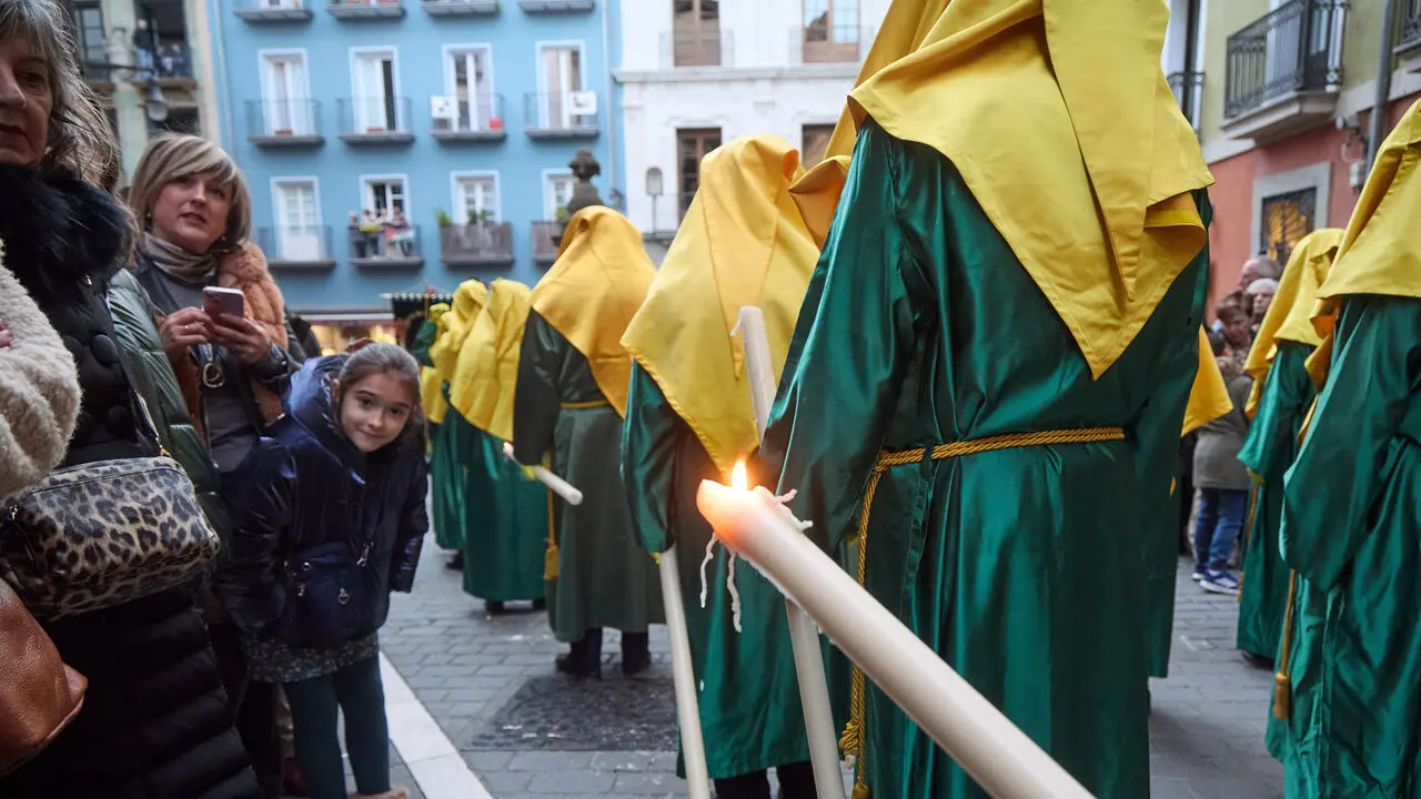 Procesi&oacute;n de Viernes Santo 2026 por las calles de Pamplona. I&Ntilde;IGO ALZUGARAY