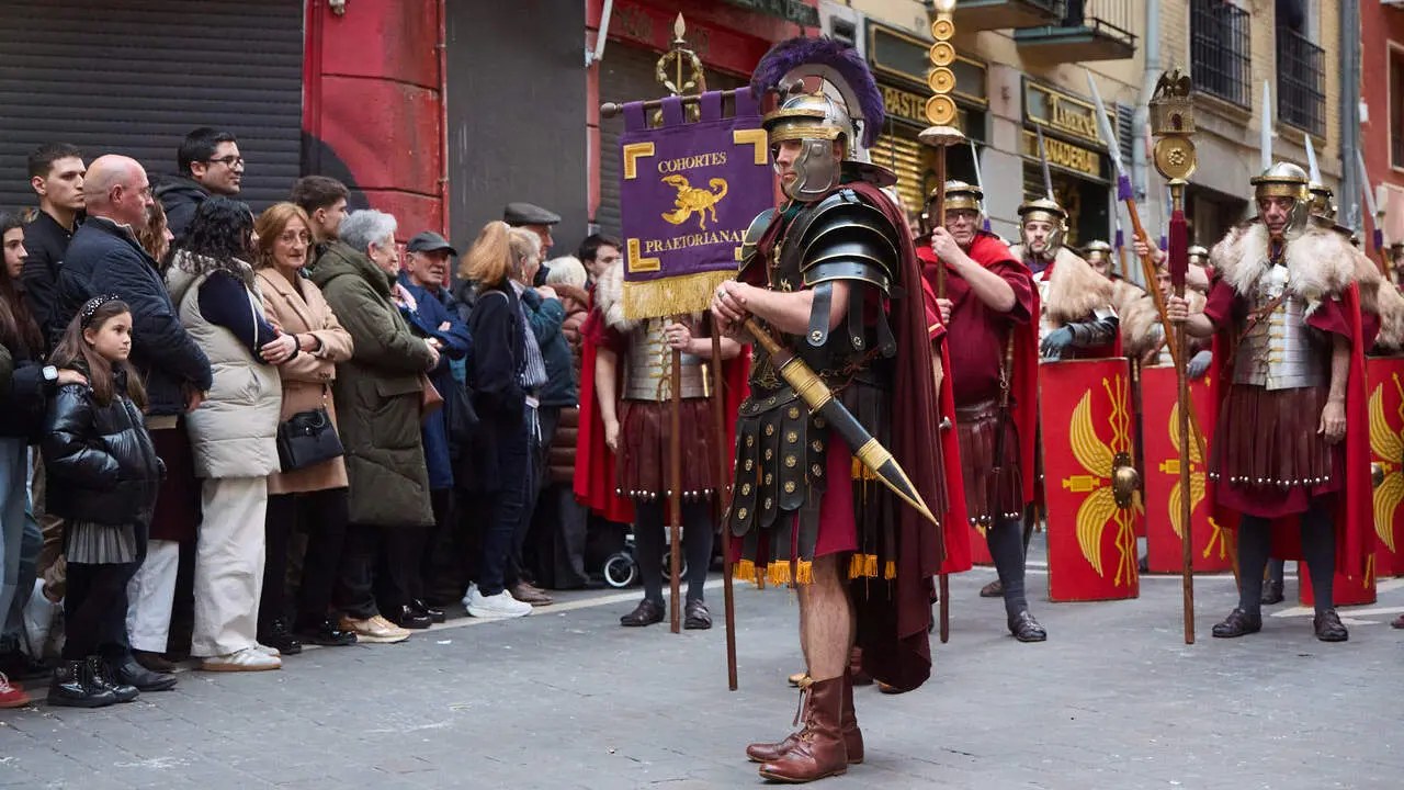 Procesi&oacute;n de Viernes Santo 2026 por las calles de Pamplona. I&Ntilde;IGO ALZUGARAY