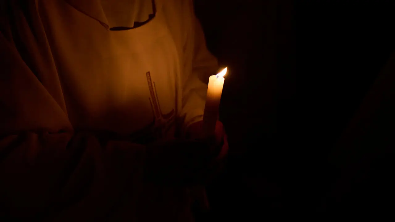 Vigilia Pascual en la Catedral de Pamplona durante la Semana Santa de 2026. PABLO LASAOSA