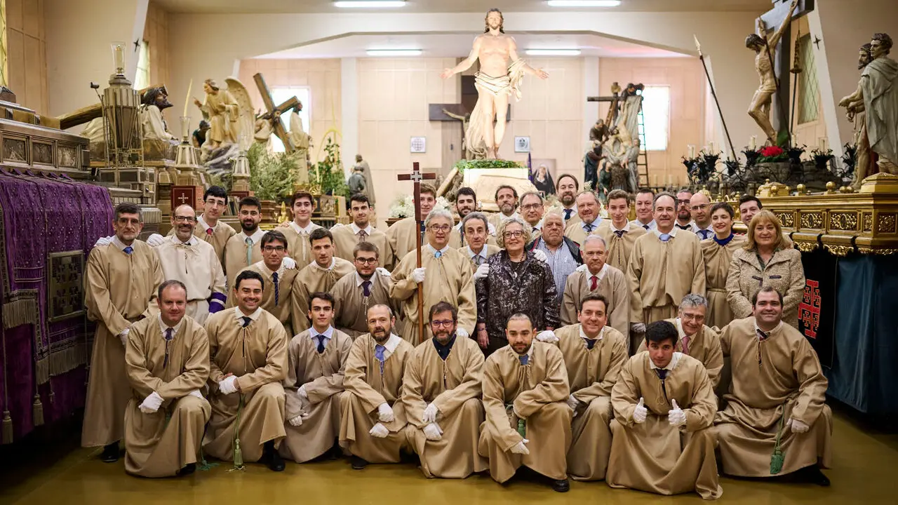 Procesi&oacute;n del Resucitado durante la Semana Santa 2026. PABLO LASAOSA