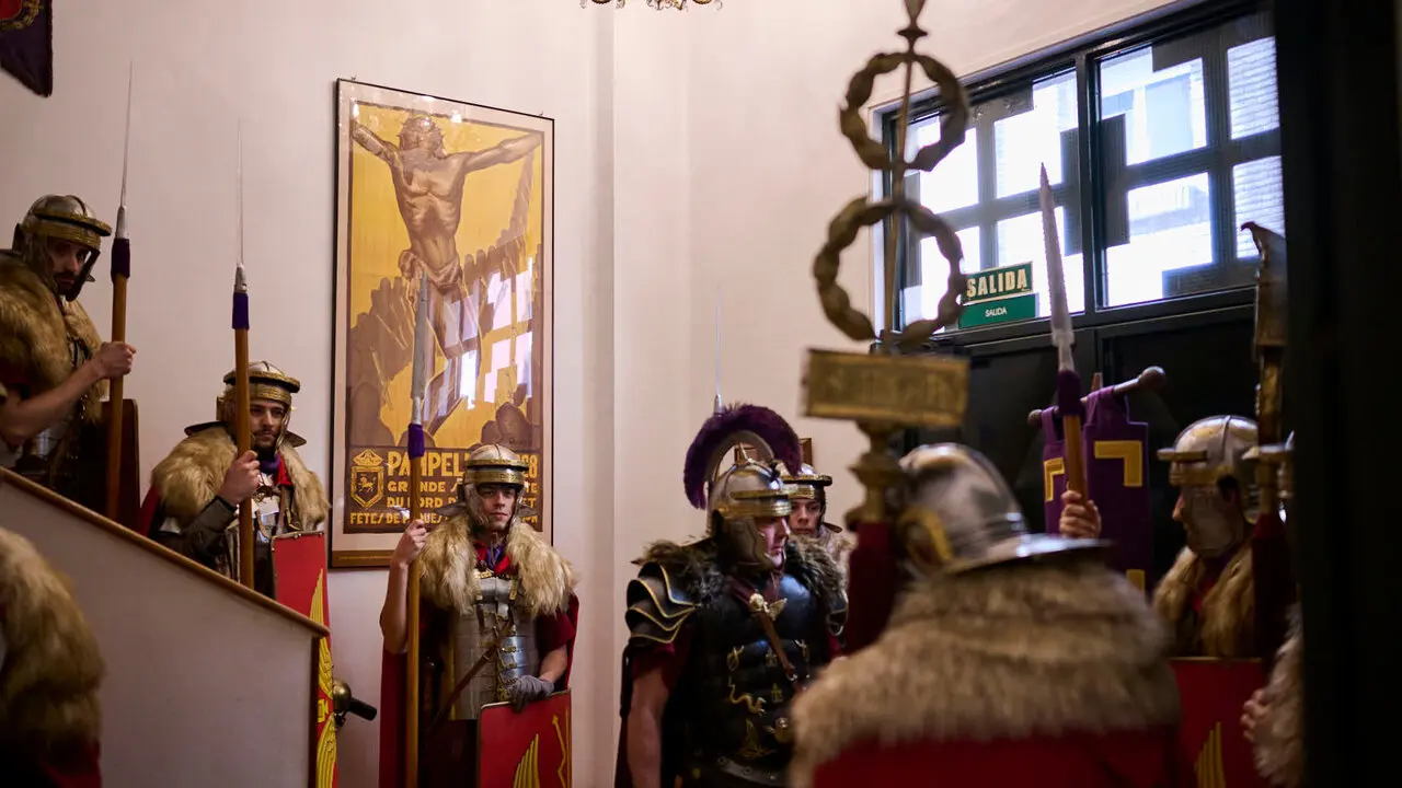 Procesi&oacute;n del Resucitado durante la Semana Santa 2026. PABLO LASAOSA