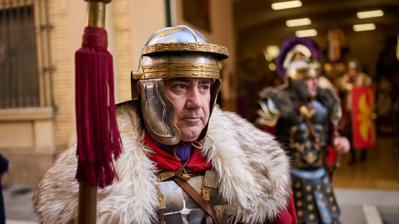Procesi&oacute;n del Resucitado durante la Semana Santa 2026. PABLO LASAOSA