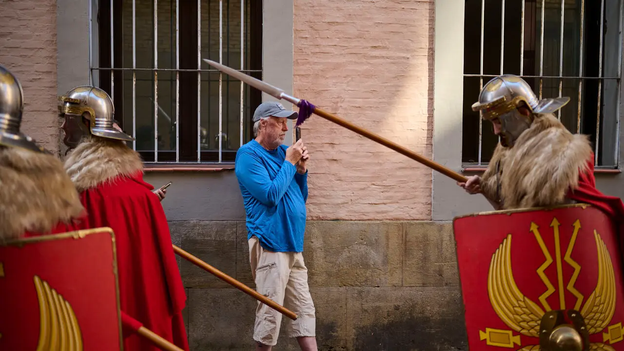 Procesi&oacute;n del Resucitado durante la Semana Santa 2026. PABLO LASAOSA