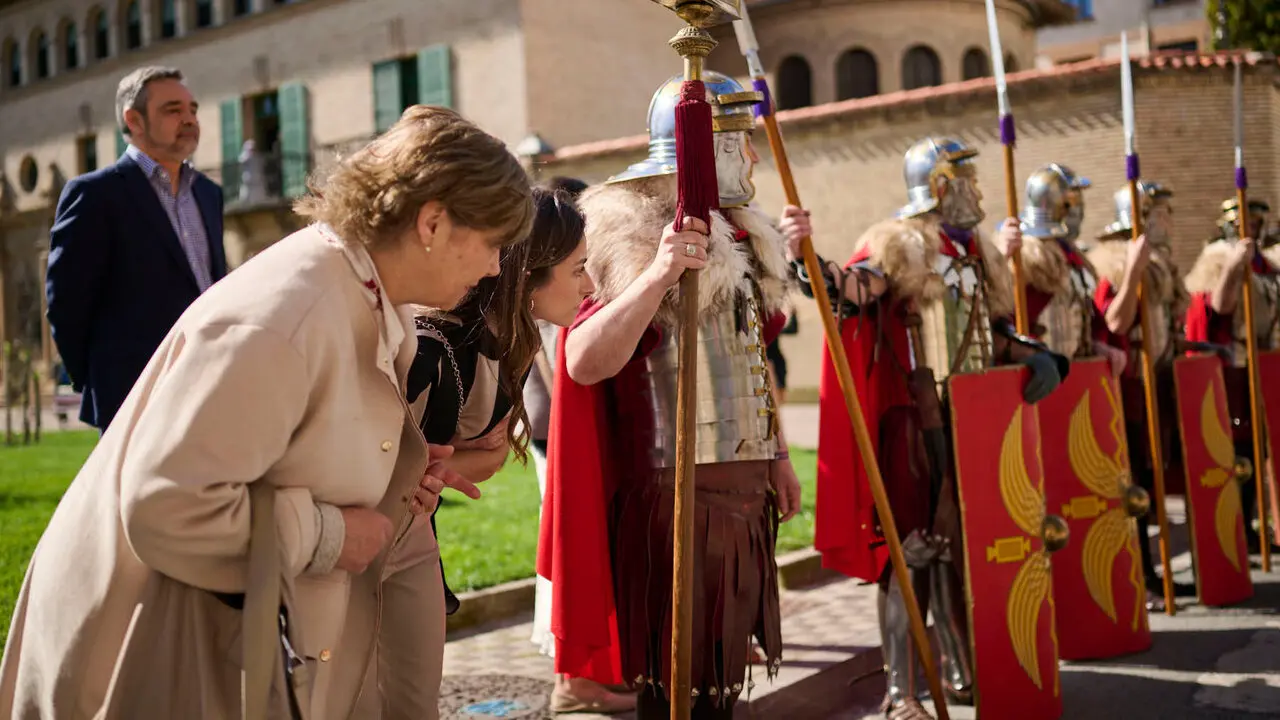 Procesi&oacute;n del Resucitado durante la Semana Santa 2026. PABLO LASAOSA