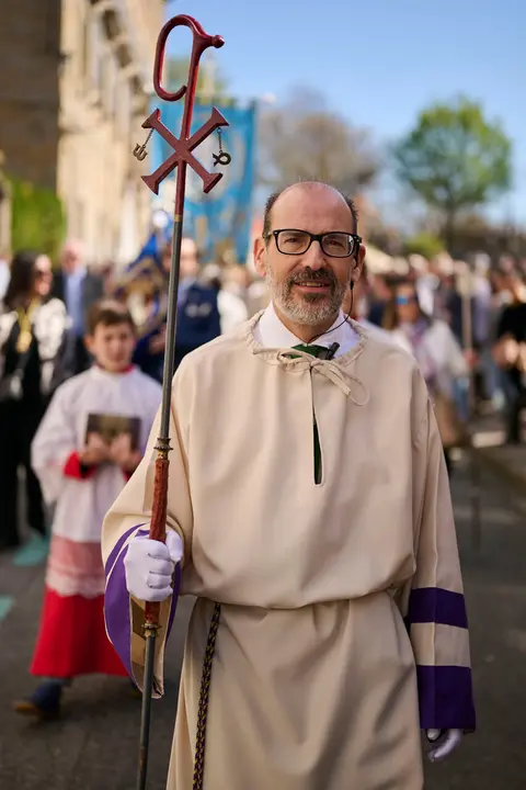 Procesi&oacute;n del Resucitado durante la Semana Santa 2026. PABLO LASAOSA