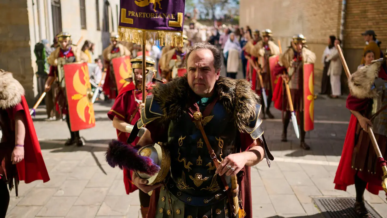 Procesi&oacute;n del Resucitado durante la Semana Santa 2026. PABLO LASAOSA
