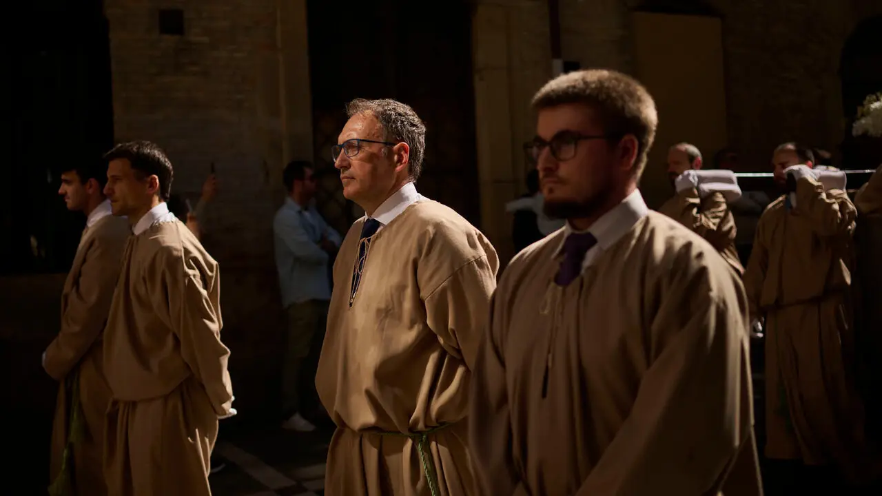 Procesi&oacute;n del Resucitado durante la Semana Santa 2026. PABLO LASAOSA
