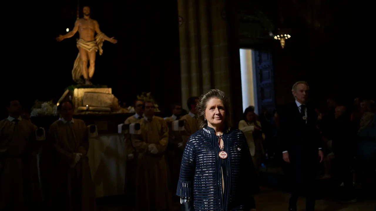 Procesi&oacute;n del Resucitado durante la Semana Santa 2026. PABLO LASAOSA