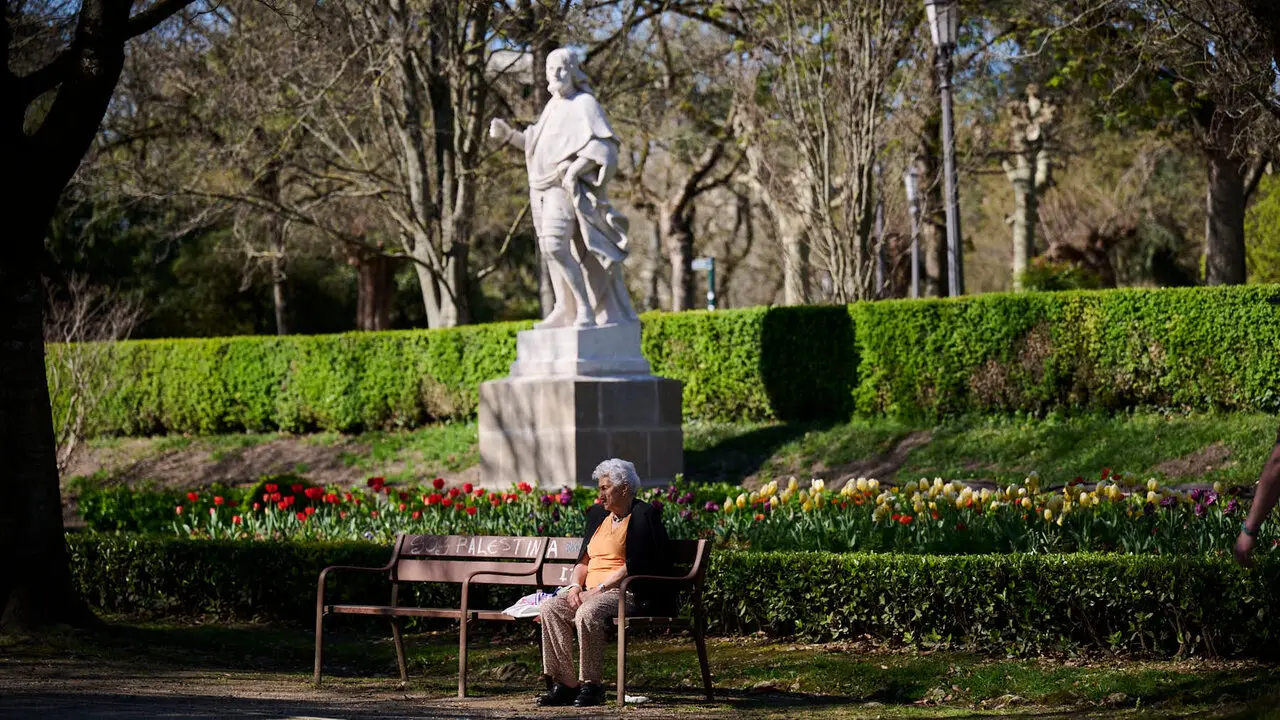 La primavera llega a Pamplona en 2026. PABLO LASAOSA