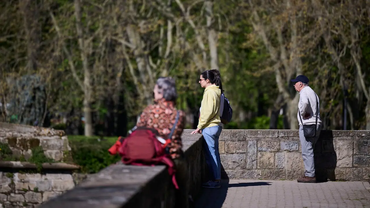 La primavera llega a Pamplona en 2026. PABLO LASAOSA