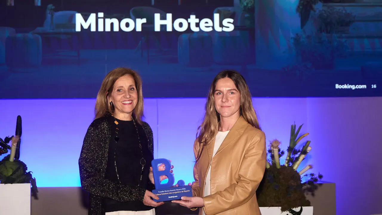Entrega de los Traveller Review Awards 2026 que reconocen a los alojamientos y destinos m&aacute;s acogedores y que en esta ocasi&oacute;n sit&uacute;an a Navarra como la regi&oacute;n m&aacute;s acogedora. I&Ntilde;IGO ALZUGARAY