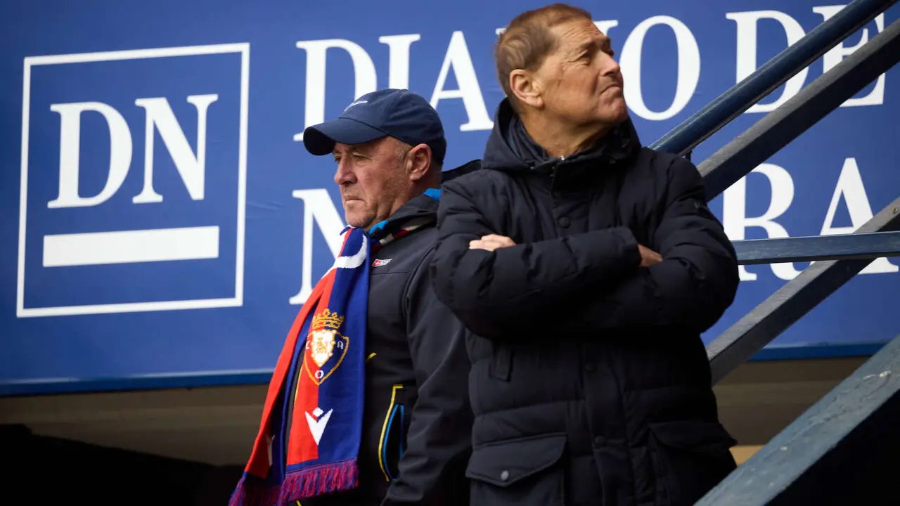 La grada del estadio de El Sadar durante el partido de La Liga EA Sports entre CA Osasuna y Real Betis disputado en Pamplona. I&Ntilde;IGO ALZUGARAY