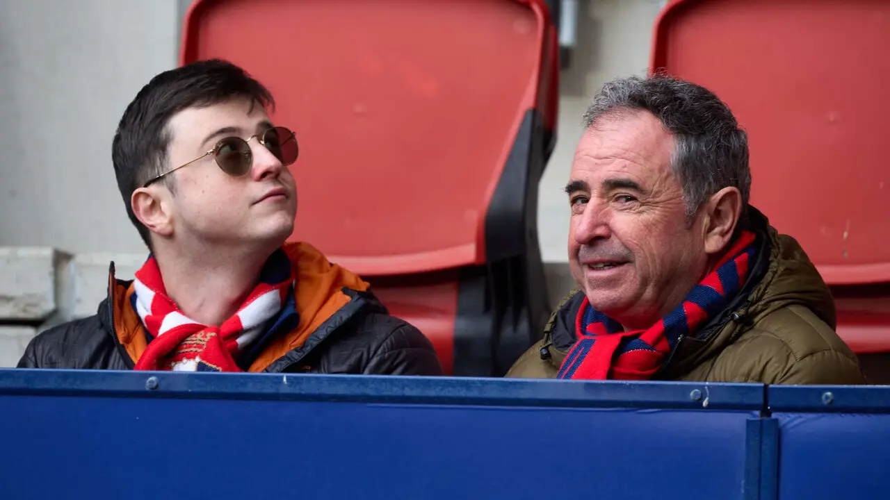 La grada del estadio de El Sadar durante el partido de La Liga EA Sports entre CA Osasuna y Real Betis disputado en Pamplona. I&Ntilde;IGO ALZUGARAY