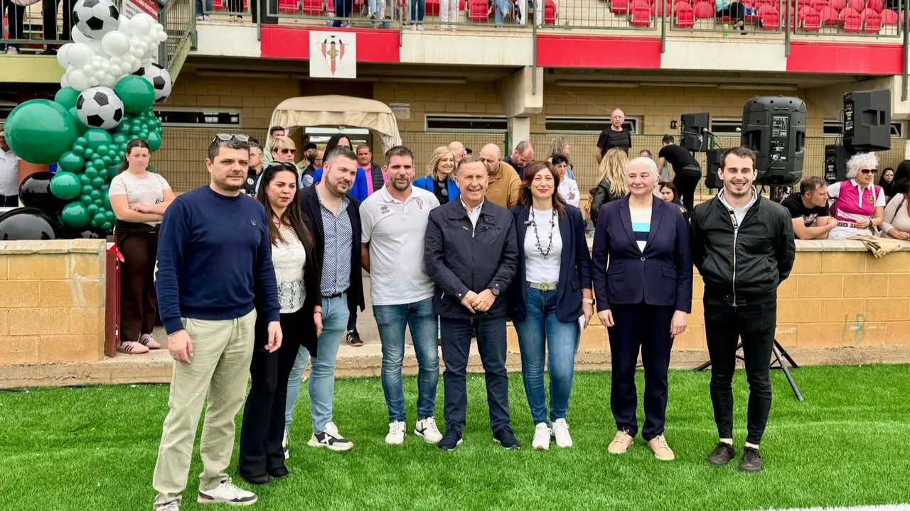 Inauguraci&oacute;n del campo de f&uacute;tbol de Castej&oacute;n. CEDIDA