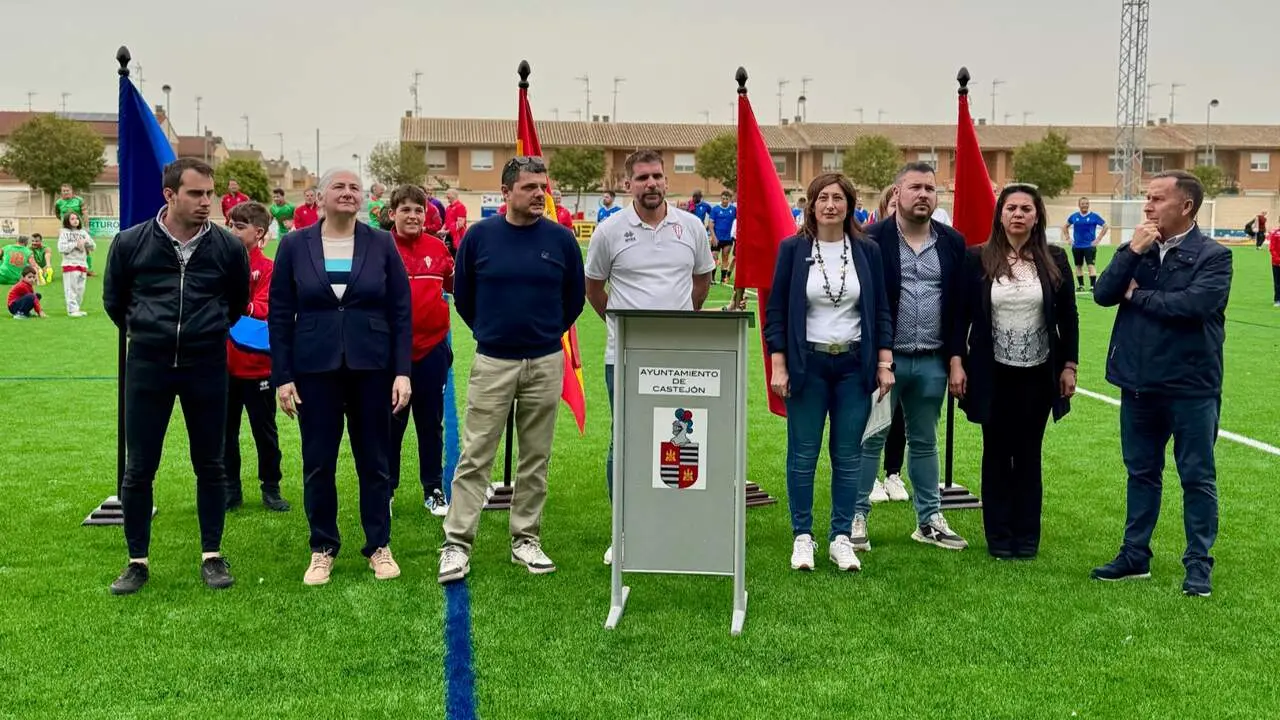 Inauguraci&oacute;n del campo de f&uacute;tbol de Castej&oacute;n. CEDIDA