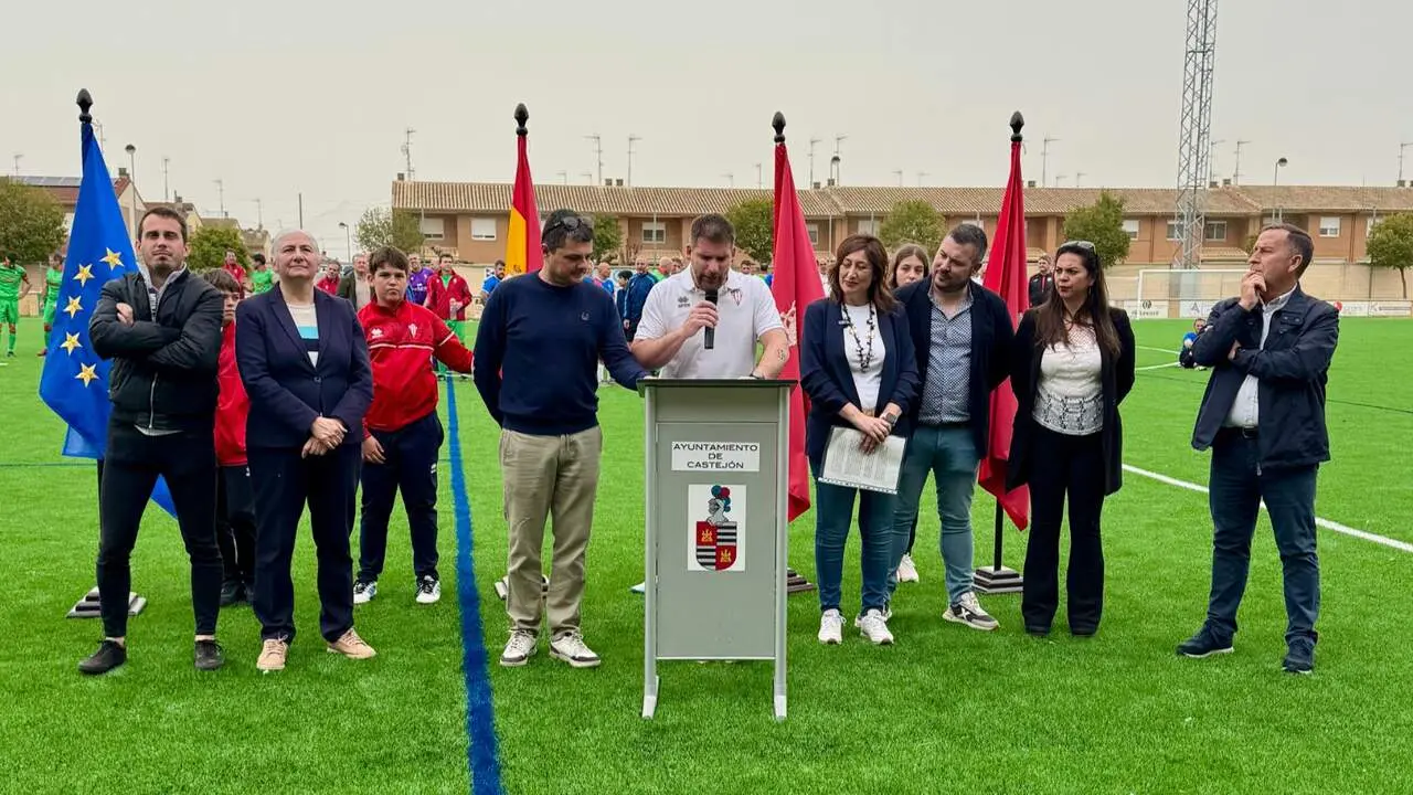 Inauguraci&oacute;n del campo de f&uacute;tbol de Castej&oacute;n. CEDIDA