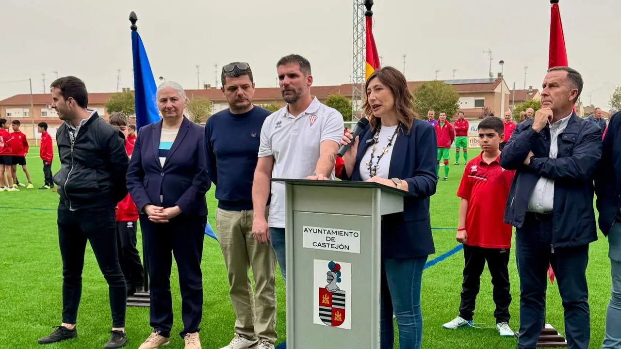 Inauguraci&oacute;n del campo de f&uacute;tbol de Castej&oacute;n. CEDIDA