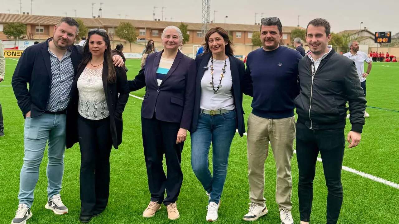 Inauguraci&oacute;n del campo de f&uacute;tbol de Castej&oacute;n. CEDIDA