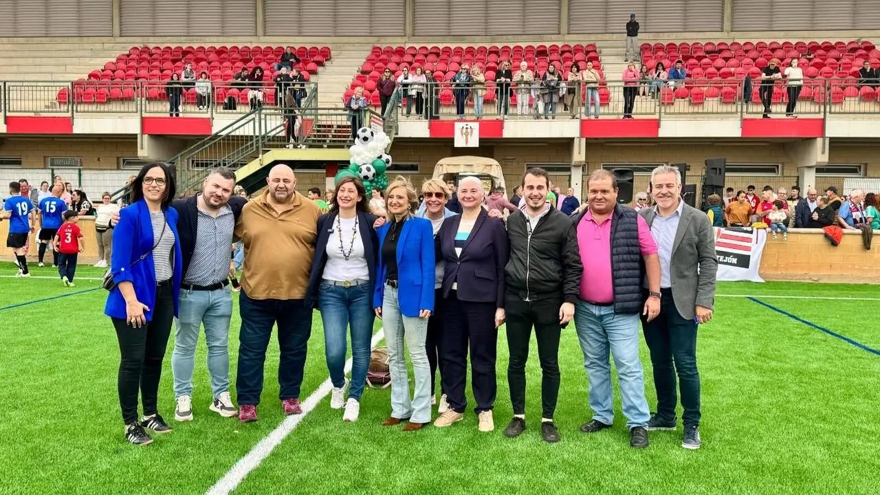 Inauguraci&oacute;n del campo de f&uacute;tbol de Castej&oacute;n. CEDIDA