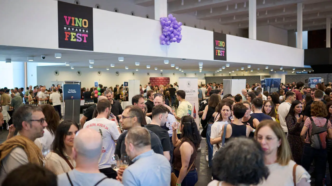 Decimotercera edici&oacute;n de Vinofest Navarra, con la presencia de 22 bodegas navarras. PABLO LASAOSA