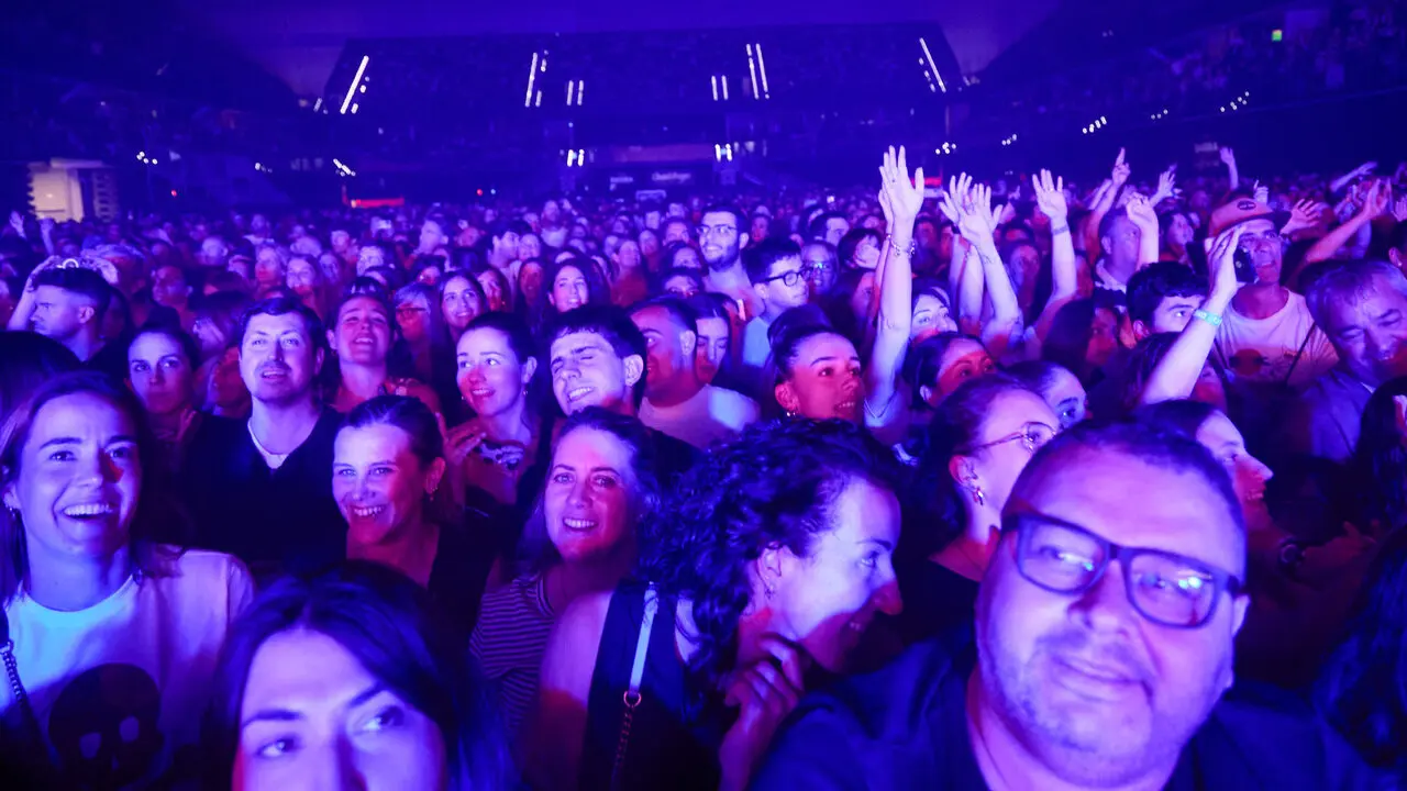 Concierto de Dani Mart&iacute;n en el pabell&oacute;n Navarra Arena dentro de su &lsquo;Gira 25 p*t*s a&ntilde;os' , un completo repaso por los temas m&aacute;s ic&oacute;nicos de estos 25 a&ntilde;os. I&Ntilde;IGO ALZUGARAY
