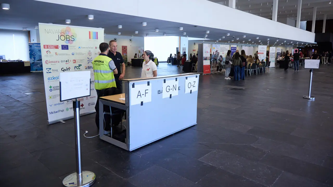 Feria de empleo 'Navarra Jobs 2026' en Baluarte. I&Ntilde;IGO ALZUGARAY