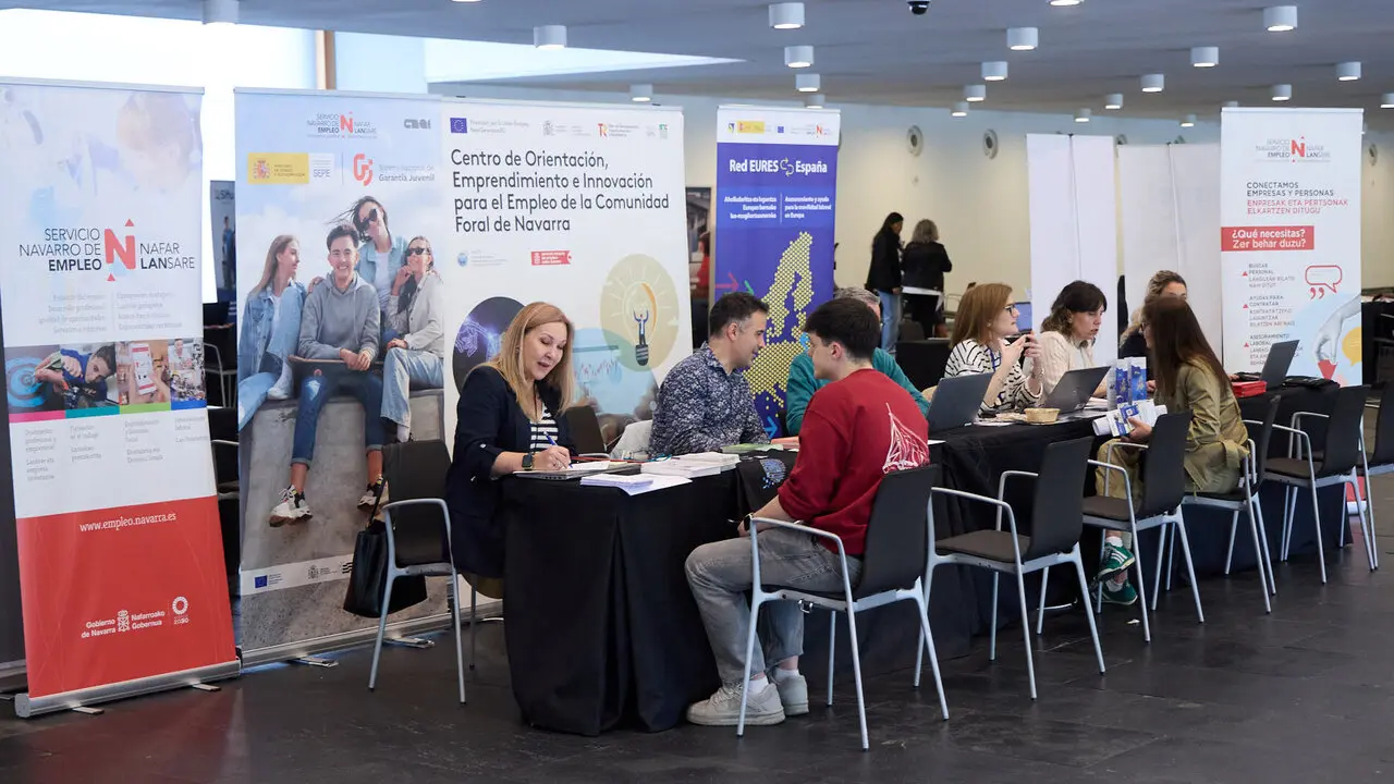 Feria de empleo 'Navarra Jobs 2026' en Baluarte. I&Ntilde;IGO ALZUGARAY