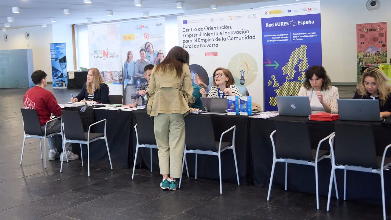 Feria de empleo 'Navarra Jobs 2026' en Baluarte. I&Ntilde;IGO ALZUGARAY