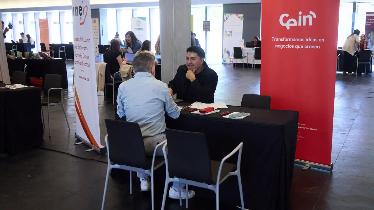Feria de empleo 'Navarra Jobs 2026' en Baluarte. I&Ntilde;IGO ALZUGARAY