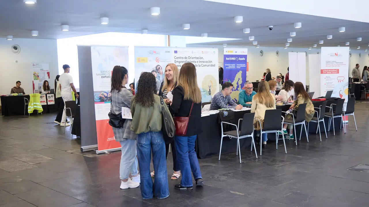 Feria de empleo 'Navarra Jobs 2026' en Baluarte. I&Ntilde;IGO ALZUGARAY