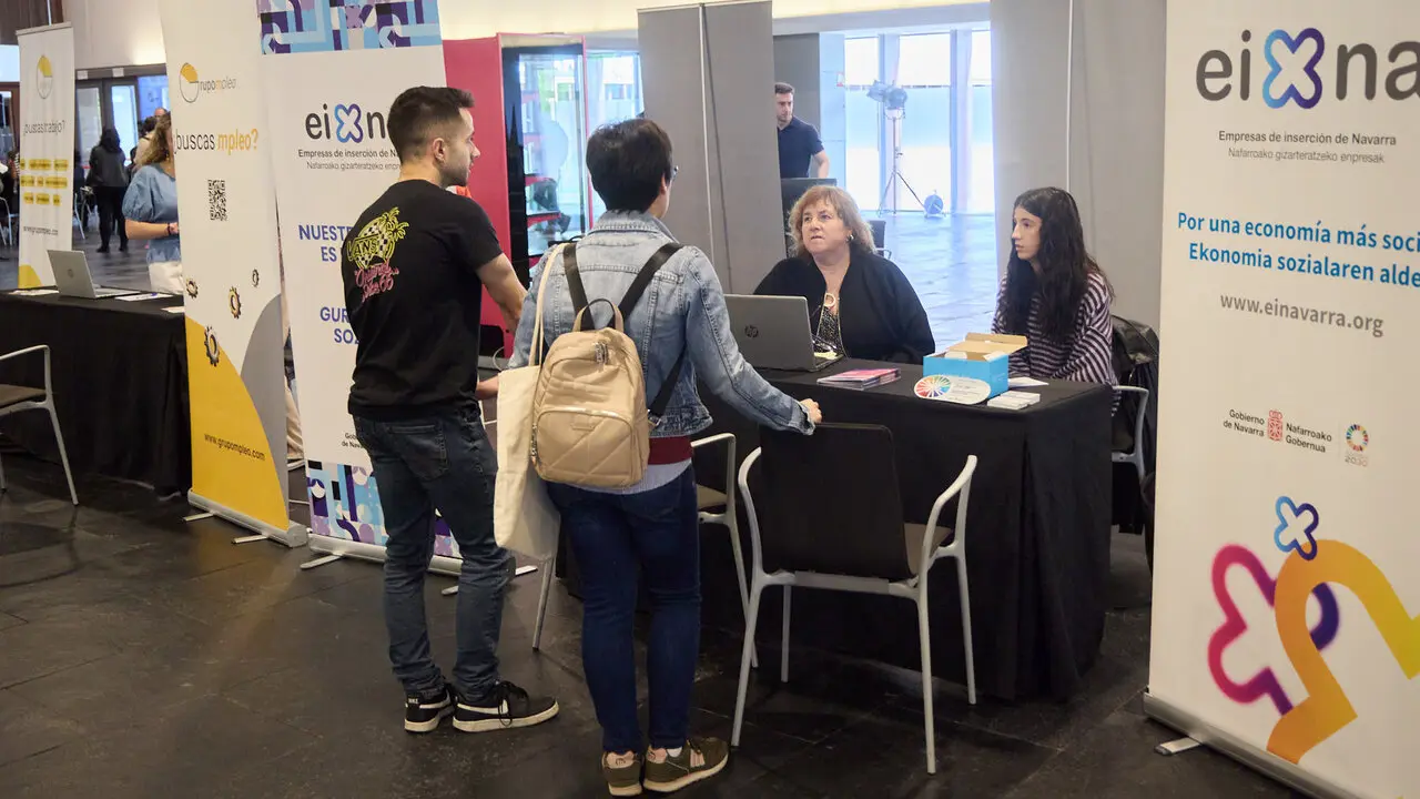 Feria de empleo 'Navarra Jobs 2026' en Baluarte. I&Ntilde;IGO ALZUGARAY