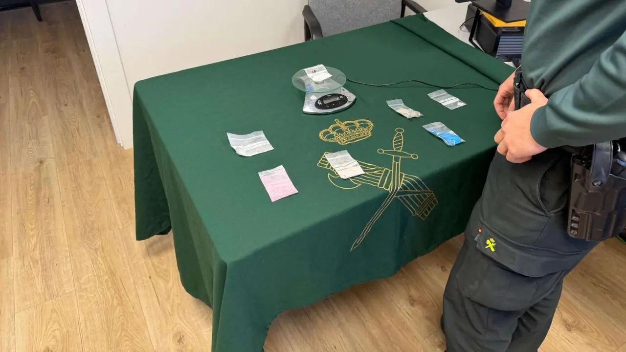 Alijo de droga incautado en No&aacute;in. GUARDIA CIVIL