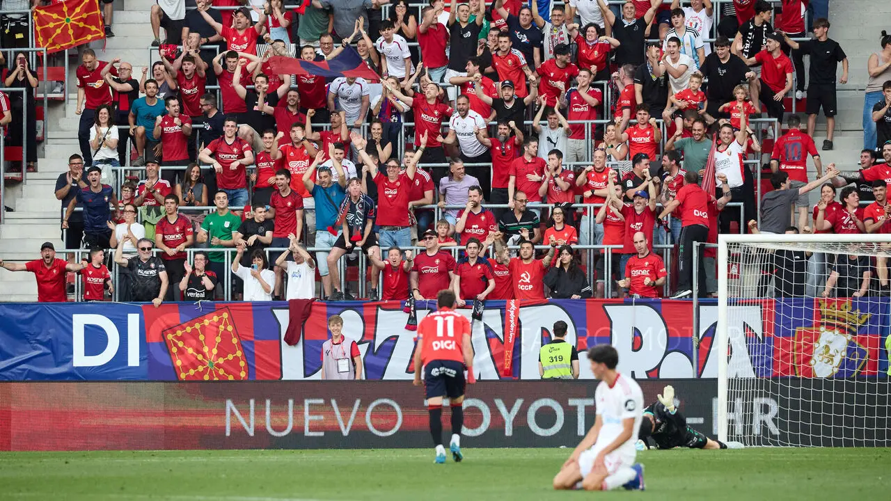 Partido de La Liga EA Sports entre CA Osasuna y Sevilla FC disputado en el estadio de El Sadar en Pamplona. I&Ntilde;IGO ALZUGARAY