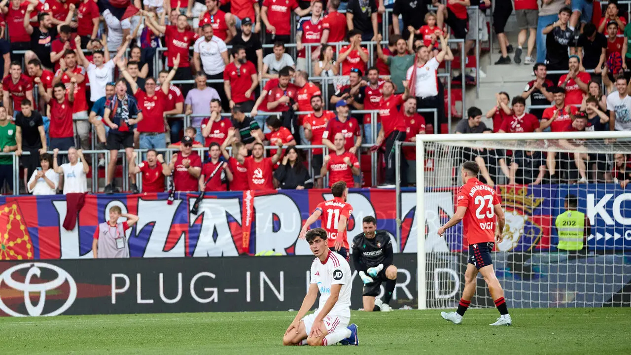 Partido de La Liga EA Sports entre CA Osasuna y Sevilla FC disputado en el estadio de El Sadar en Pamplona. I&Ntilde;IGO ALZUGARAY