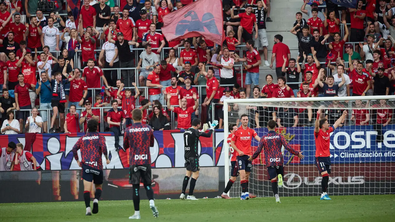 Partido de La Liga EA Sports entre CA Osasuna y Sevilla FC disputado en el estadio de El Sadar en Pamplona. I&Ntilde;IGO ALZUGARAY